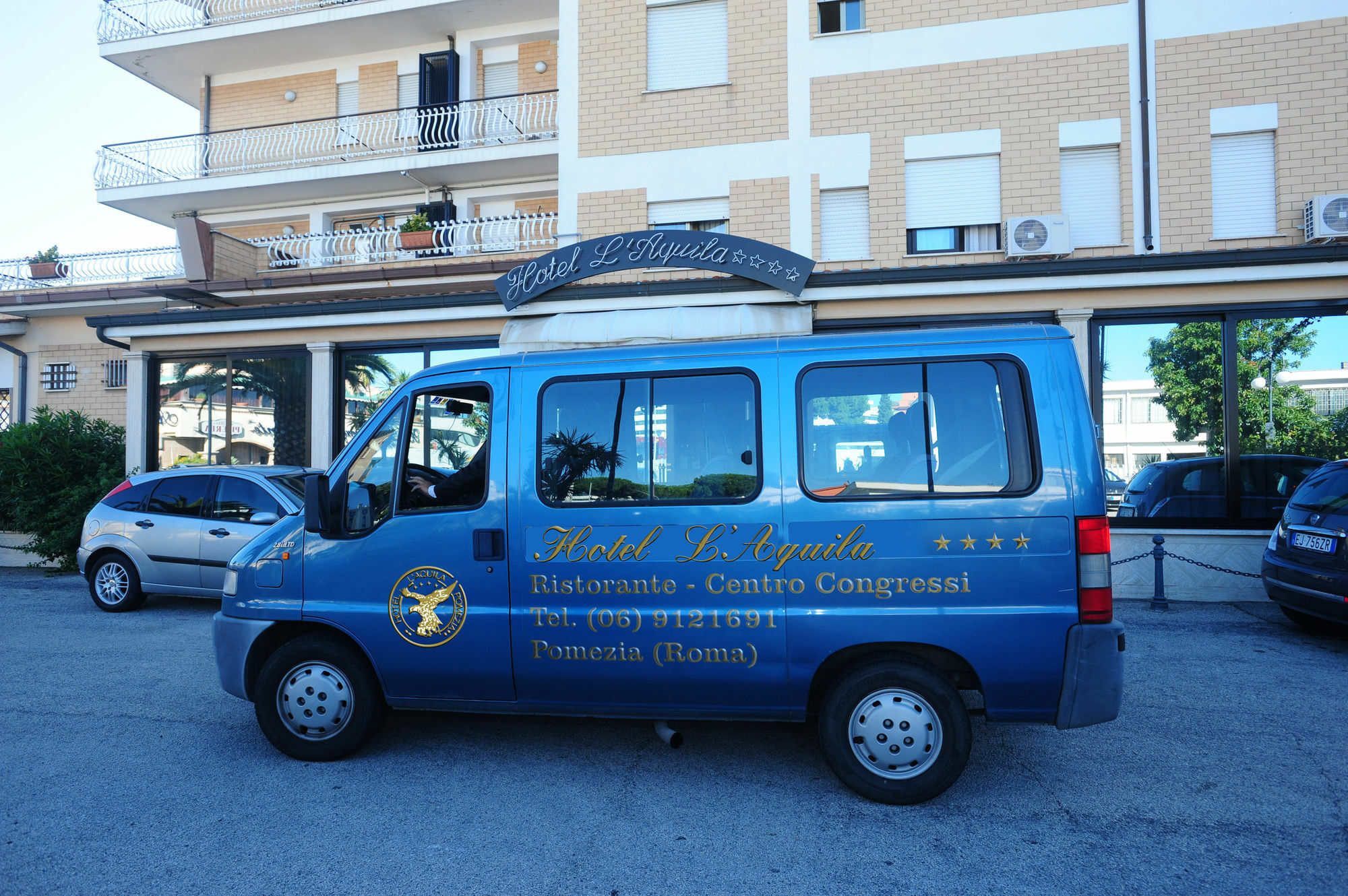 Hotel L'Aquila Pomezia Exterior photo